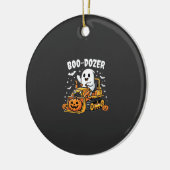 Boo Dozer Halloween Ghost Bulldozer_1 Keramisch Ornament (Links)