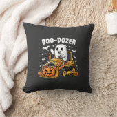 Boo Dozer Halloween Ghost Bulldozer_1 Kussen (Deken)
