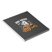 Boo Dozer Halloween Ghost Bulldozer_1 Notitieblok (Schuin)