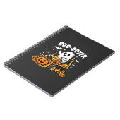Boo Dozer Halloween Ghost Bulldozer_1 Notitieboek (Linkerzijde)