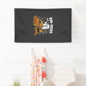 Boo Dozer Halloween Ghost Bulldozer_1 Spandoek (Insitu)