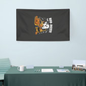 Boo Dozer Halloween Ghost Bulldozer_1 Spandoek (Beurs)