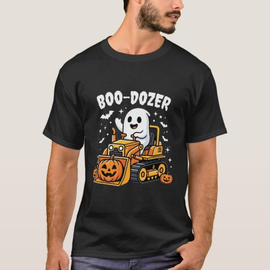 Boo Dozer Halloween Ghost Bulldozer_1 T-shirt (Voorkant)