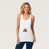 Boo Dozer Halloween Ghost Bulldozer_1 Tanktop (Volledige Voorkant)