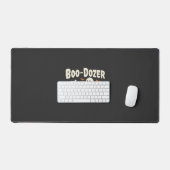 Boo-Dozer Halloween Ghost Bulldozer Ontwerp_1 Bureaumat (Keyboard & Muis)