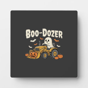 Boo-Dozer Halloween Ghost Bulldozer Ontwerp_1 Fotoplaat