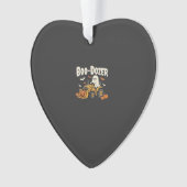 Boo-Dozer Halloween Ghost Bulldozer Ontwerp_1 Ornament (voorkant)