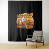 Boo Dozer Spoken Grappig Halloween Wandkleed (In situ)