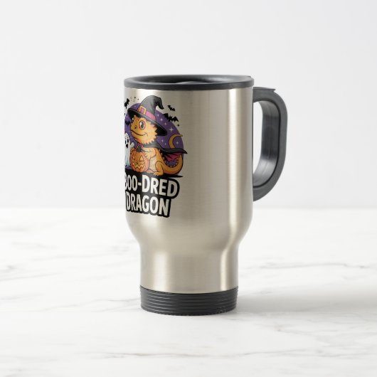 Boo-Dred Dragon Halloween Artwork Reisbeker (Voorkant rechts)