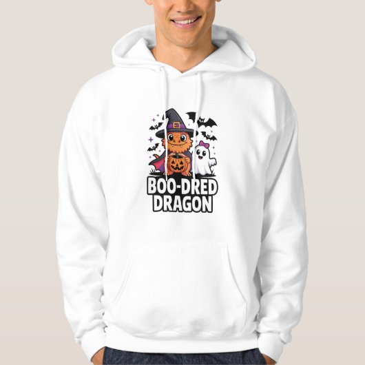 Boo-Dred Dragon Halloween Design Hoodie (Voorkant)