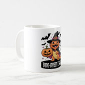 Boo-Dred Dragon Halloween Illustratie Koffiemok (Voorkant links)