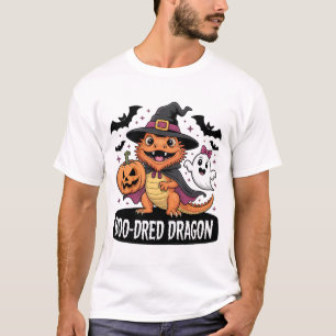 Boo-Dred Dragon Halloween Illustratie T-shirt