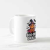 Boo-Dred Dragon Halloween-ontwerp Koffiemok (Voorkant links)