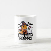 Boo-Dred Dragon Schattigee Halloween kunst Koffiemok (Center)