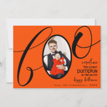 Boo Eerste Halloween Leukste Pompoen Baby Foto 2