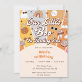 Boo Eerste Verjaardag Onze Kleine Boo Is Draaien E Kaart (Voorkant)