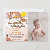 Boo Eerste Verjaardag Onze Kleine Boo Is Draaien E Kaart (Voorkant)