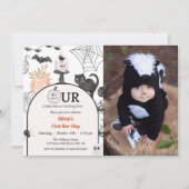 Boo Eerste Verjaardag Onze Kleine Boo Is Draaien E Kaart (Voorkant)