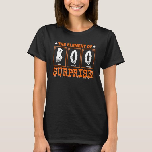 Boo-element in de vakkundewetenschap t-shirt (Voorkant)