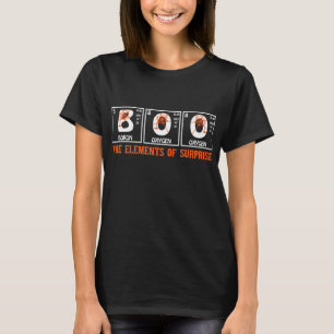 BOO Elementen van Surprise Chemistry Joke T-shirt