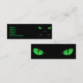 Boo - Emerald Profile Card Mini Visitekaartje (Voorkant / Achterkant)