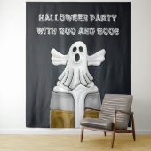 Boo en Boos Halloween-feest Wandkleed (In situ)