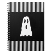 BOO! Enge Cute Geest Halloween Zwart Wit