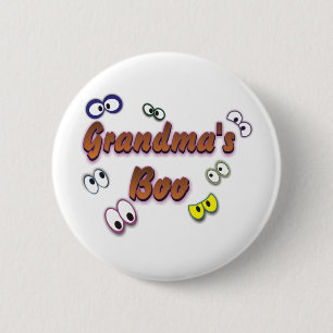 BOO EYES GRANDMA RONDE BUTTON 5,7 CM