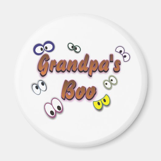 BOO EYES GRANDPA MAGNEET (Voorkant)