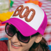 Boo Faux Sequin ziet er Oranje uit Trucker Pet