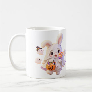 Boo Fijne Halloween Cute Geest Konijn Mok