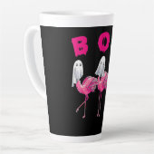 Boo Flamingo Halloween Flamingo Ghost Latte Mok (Linkerhoek)