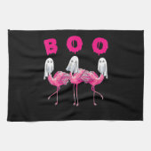Boo Flamingo Halloween Flamingo Ghost Theedoek (Horizontaal)