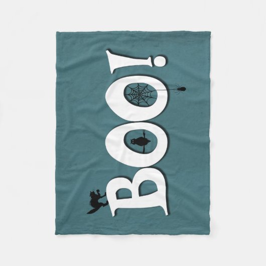 Boo. Fleece Deken (Voorkant)