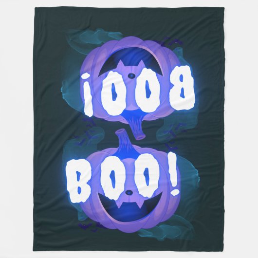 Boo. Fleece Deken (Voorkant)