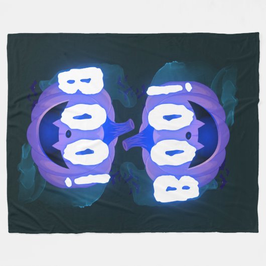 Boo. Fleece Deken (Voorkant (Horizontaal))