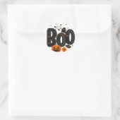 BOO Frankenstein Stitch Halloween Party Ronde Sticker (Tas)