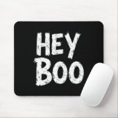 Boo Funny Halloween Ghost Muismat (Met muis)