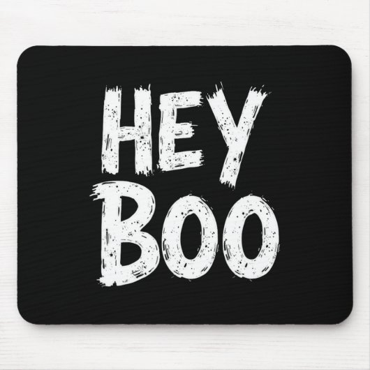 Boo Funny Halloween Ghost Muismat (Voorkant)