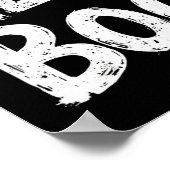 Boo Funny Halloween Ghost Poster (Hoek)