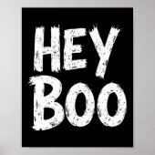 Boo Funny Halloween Ghost Poster (Voorkant)