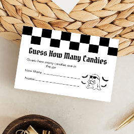 Boo Funny Halloween Party Enclosure Kaart