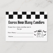 Boo Funny Halloween Party Enclosure Kaart (Voorkant)