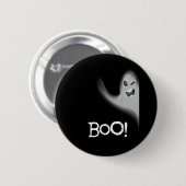 Boo Funny Hiding Peekabo Scary Halloween Ronde Button 5,7 Cm (Voorkant /achterkant)