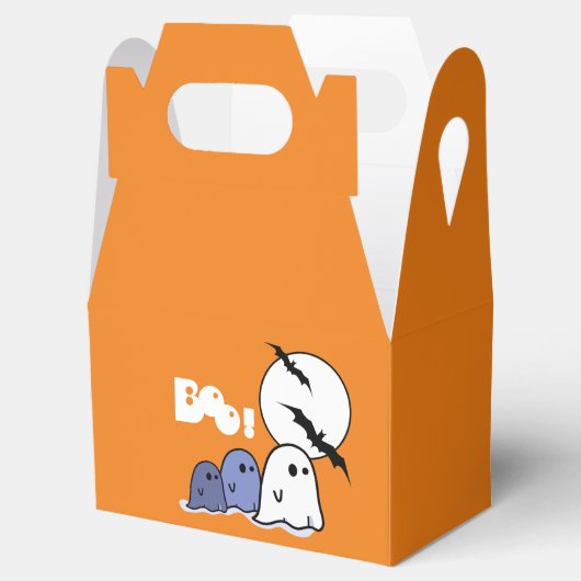 Boo. Funny Little Ghosts Halloween Treat Boxes Bedankdoosjes (Geopend)