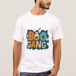 Boo Gang Cute Ghost Halloween Design Funny Spooky T-shirt