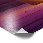 BOO Geel Halloween Spook Foto Afdruk (Hoek)