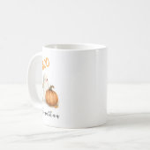 BOO Geest Pompoen Halloween  Koffiemok (Voorkant links)