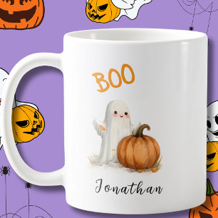BOO Geest Pompoen Halloween  Koffiemok