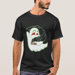 Boo Geest Rookt Wiet Thc Gelukkig Halloween T-shirt